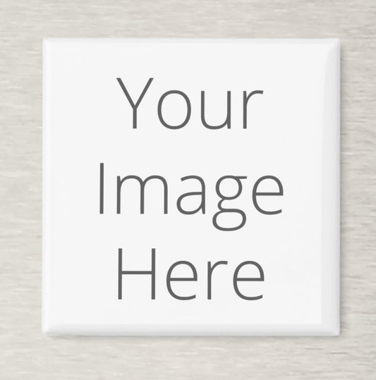 2” x 2” Square Photo Magnet