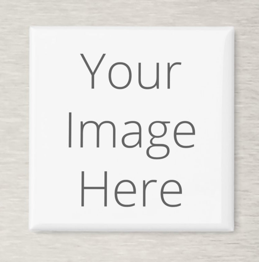2” x 2” Square Photo Magnet