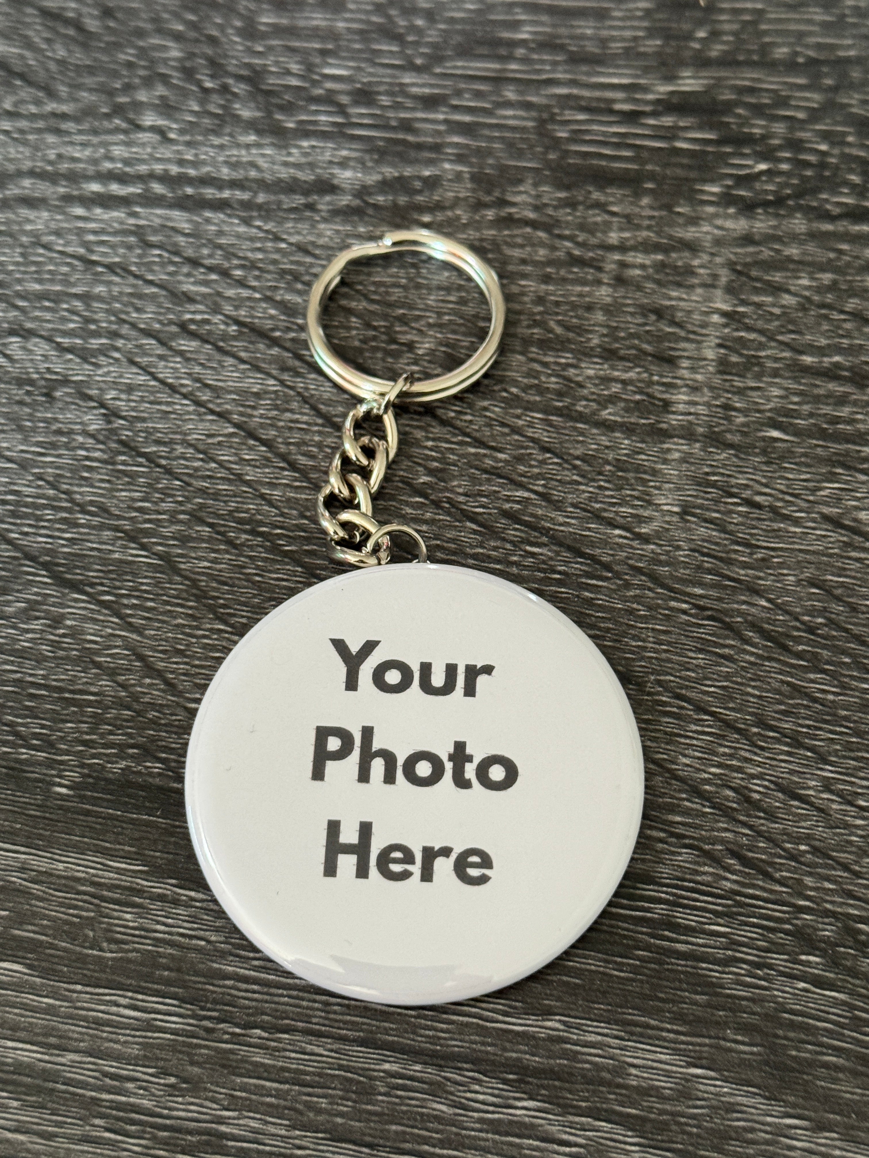 2.25" Round Chain Keychain